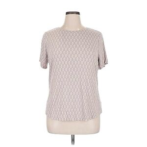 Old Navy Pink Cream Geometric Short Sleeve Tee, L